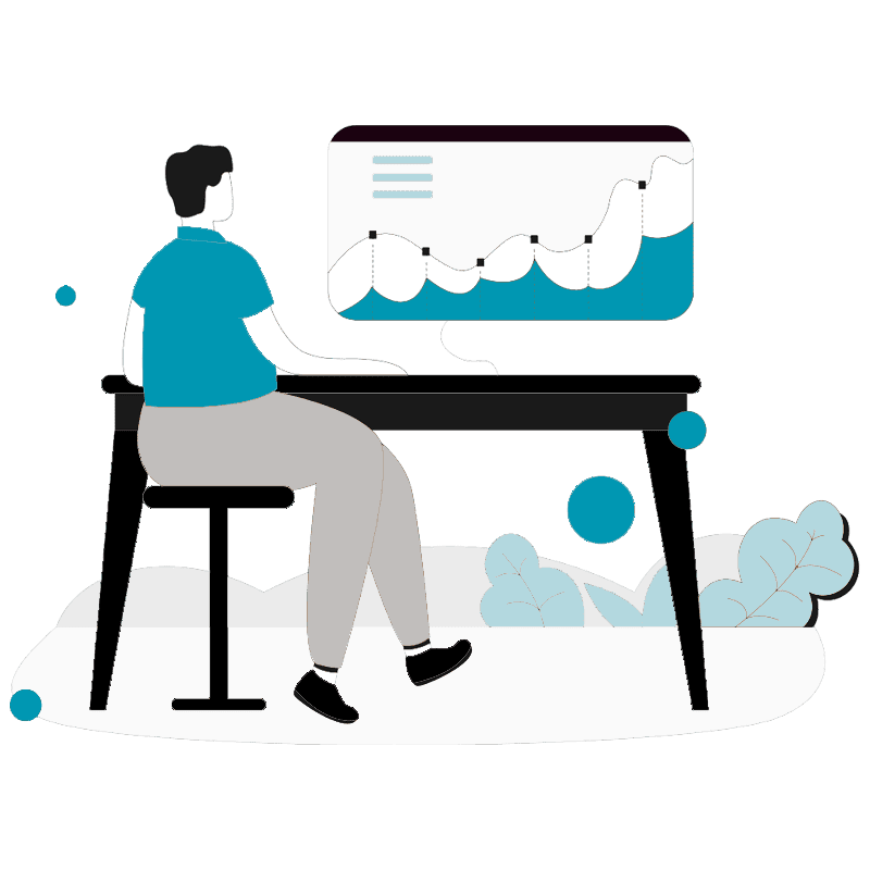 Healthcare analytics and reporting dashboard showing performance trends, KPIs, and revenue insights