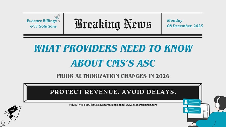 CMS ASC prior authorization changes in 2026 affecting provider compliance and reimbursement