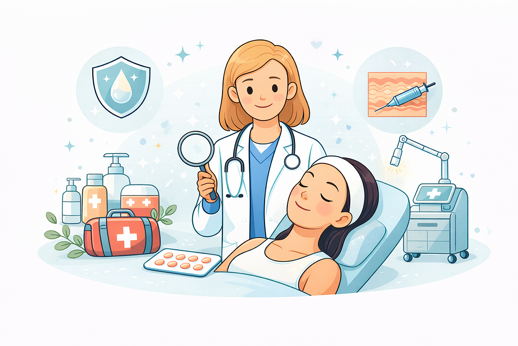 Dermatology and aesthetics medical billing services for skin care and cosmetic practices