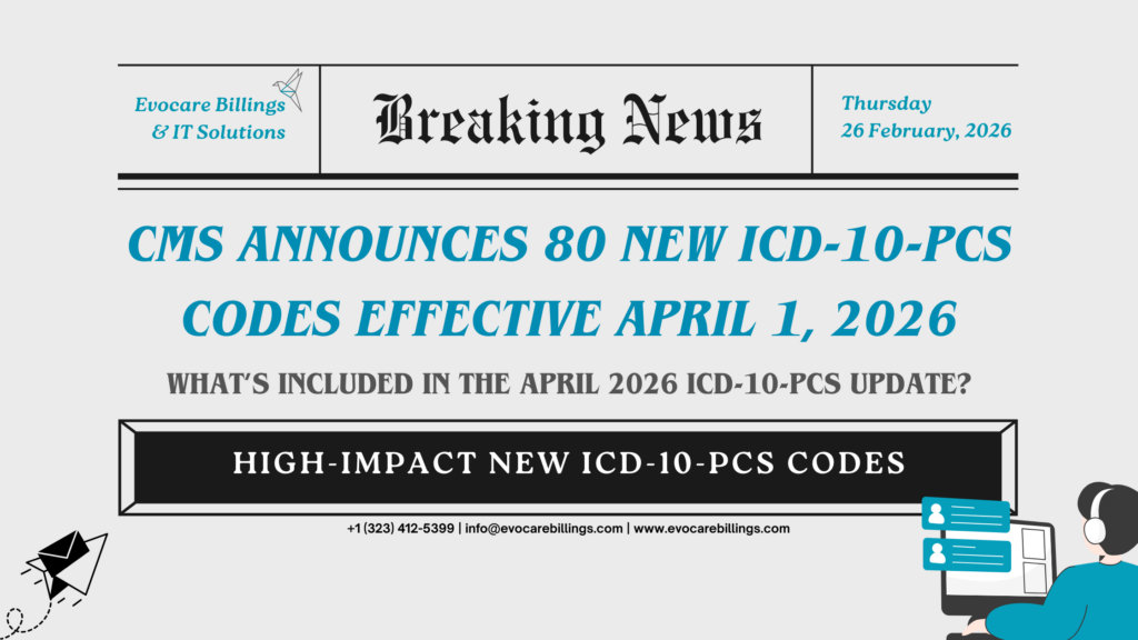 CMS Announces 80 New ICD-10-PCS Codes Effective April 1, 2026 for Inpatient Hospitals