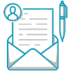 Provider credentialing services icon representing fast payer enrollment and billing readiness