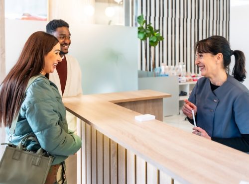 Multi-specialty clinic front desk coordination improving billing structure and reducing claim denials