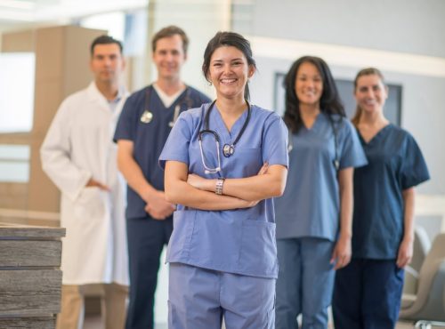 Healthcare team collaboration improving billing workflows and technology alignment